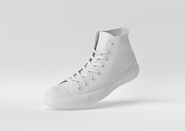 simple-product-05 White Shoe Render